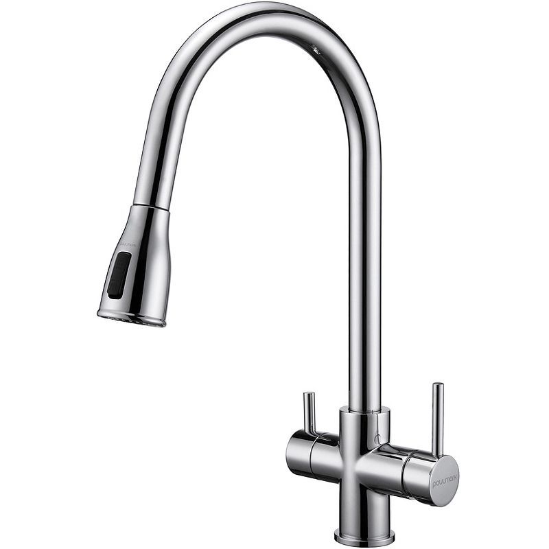 Смеситель для кухни Lange, хром, La214212-CR, Paulmark