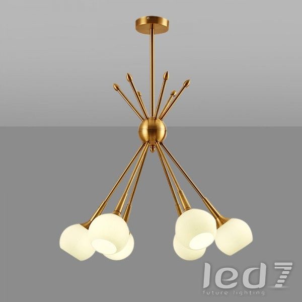 Светильник LED7 Future Lighting Mid Century Modern Chandeliers - Mobile Chandelier 6 Light