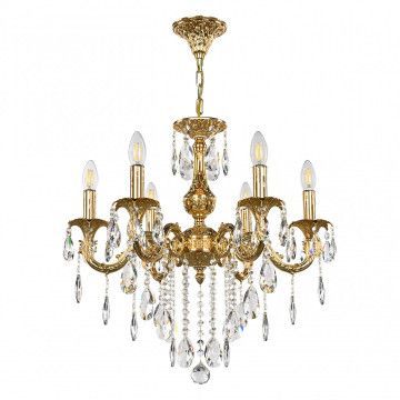 Люстра с хрустальными подвесками AL79101/6/175 B G Bohemia Ivele Crystal