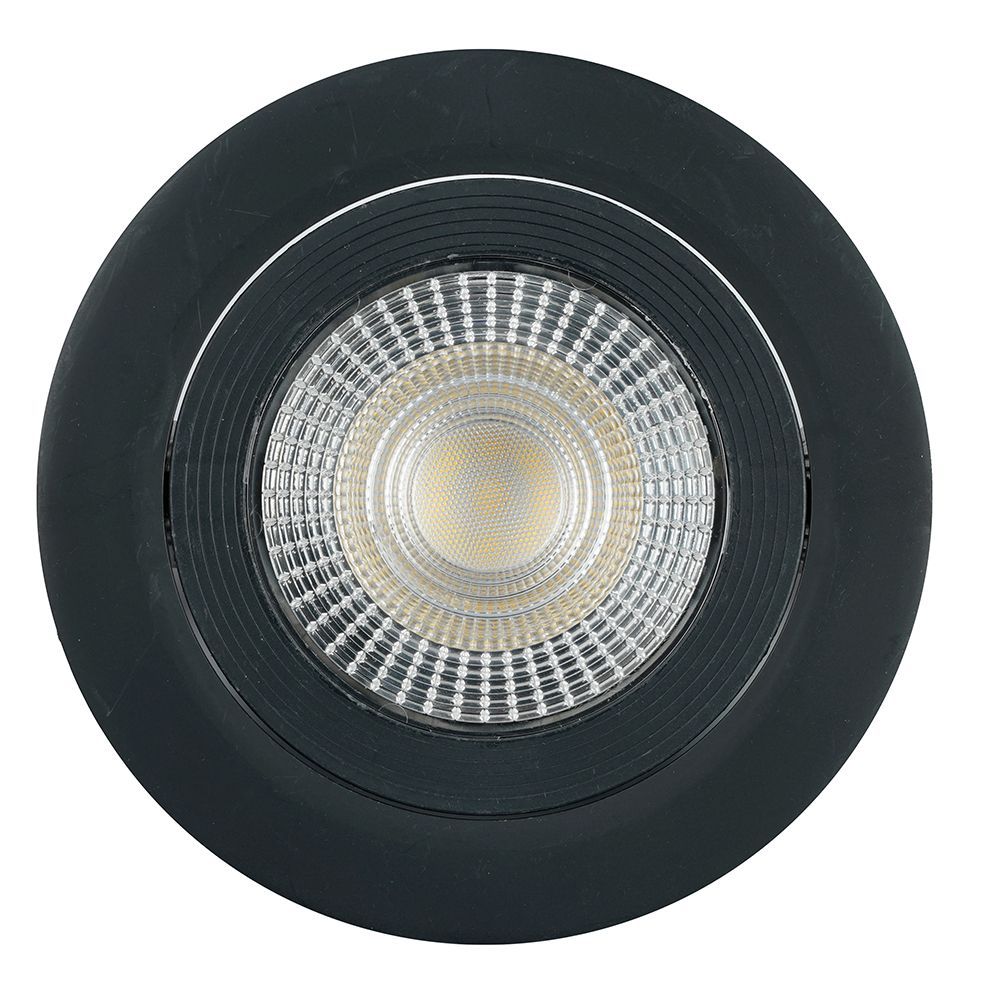 Светодиодный светильник Feron.ONE AL540 встраиваемый 12W 4000K черный "круг"