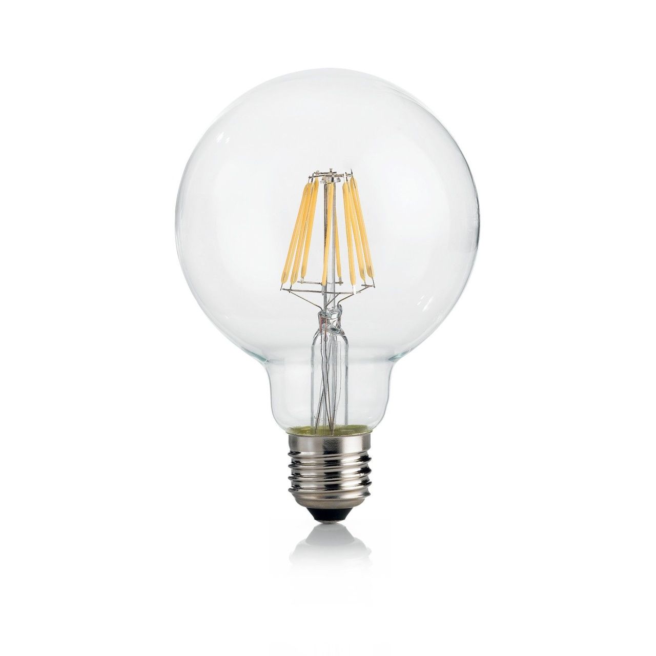 Лампа Ideal Lux E27 08W GLOBO D095 TRASP 3000K CRI90 271606