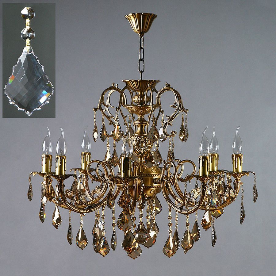 Подвесная люстра Ambiente 8888/8 AB New Leaf