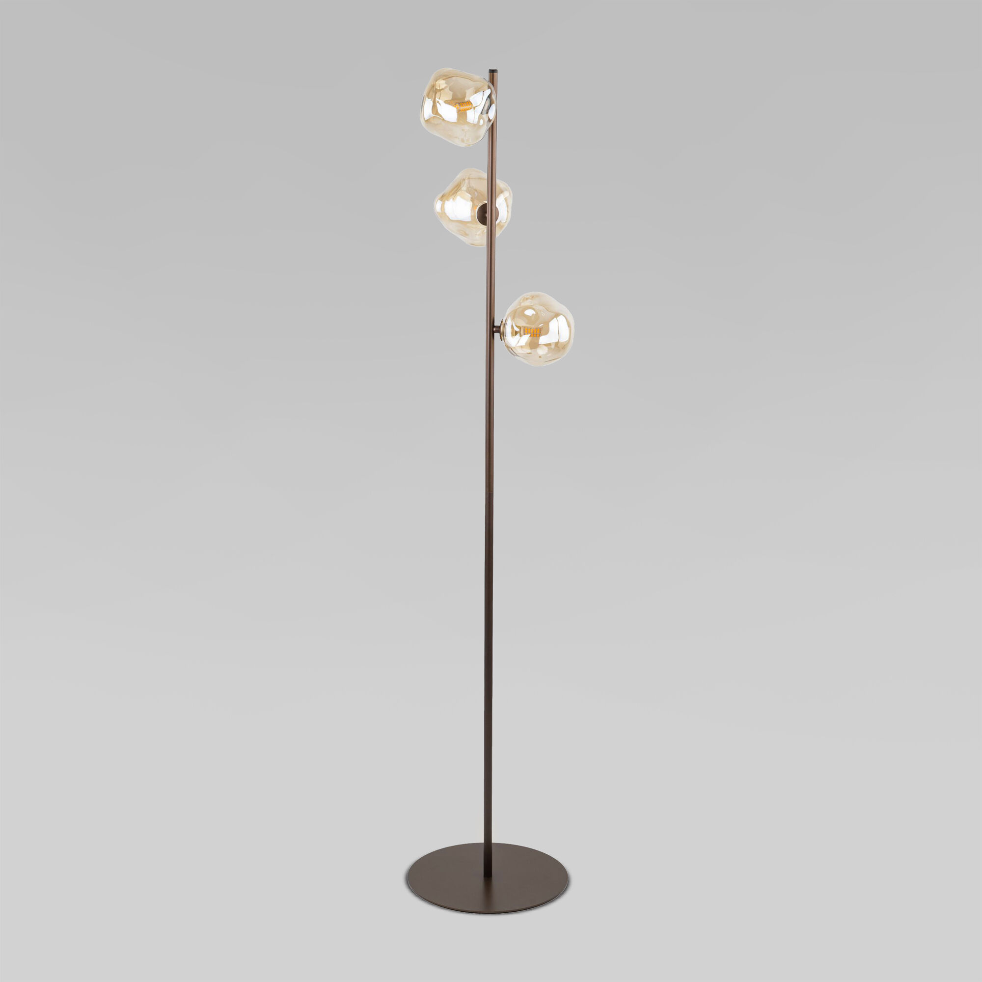 Напольный светильник со стеклянными плафонами 16150 Lava Brown TK Lighting