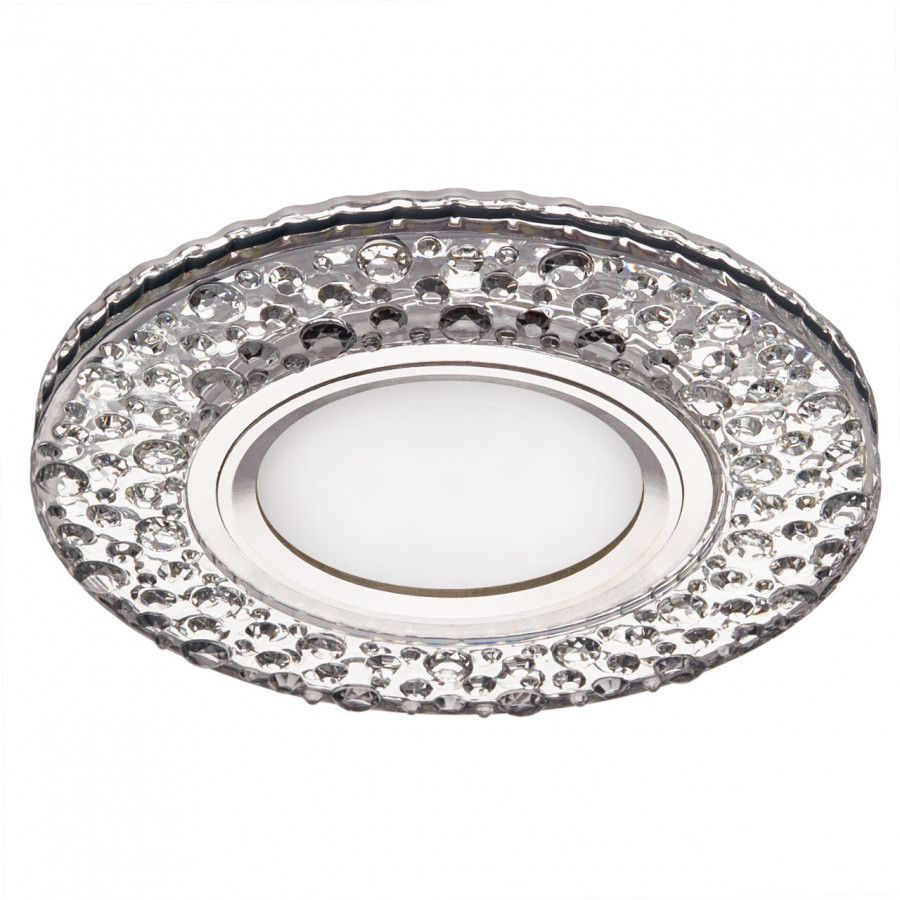 Светильник MR16+LED 3W 4000K встраиваемый ПОЛИКРИСТАЛЛ, AL/CLEAR IMEX IL.0027.2103