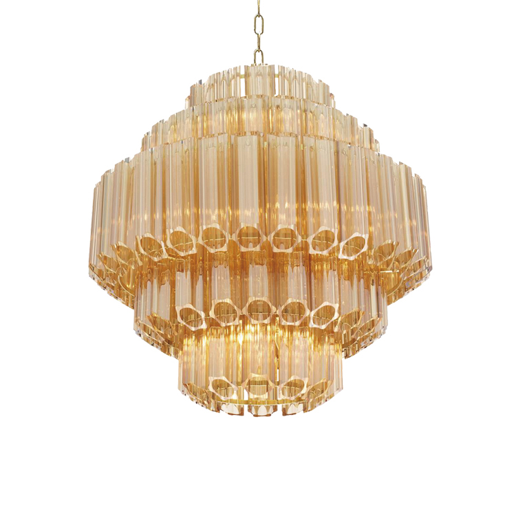 Люстра Delight Collection Vittoria KG0769P-10 cognac