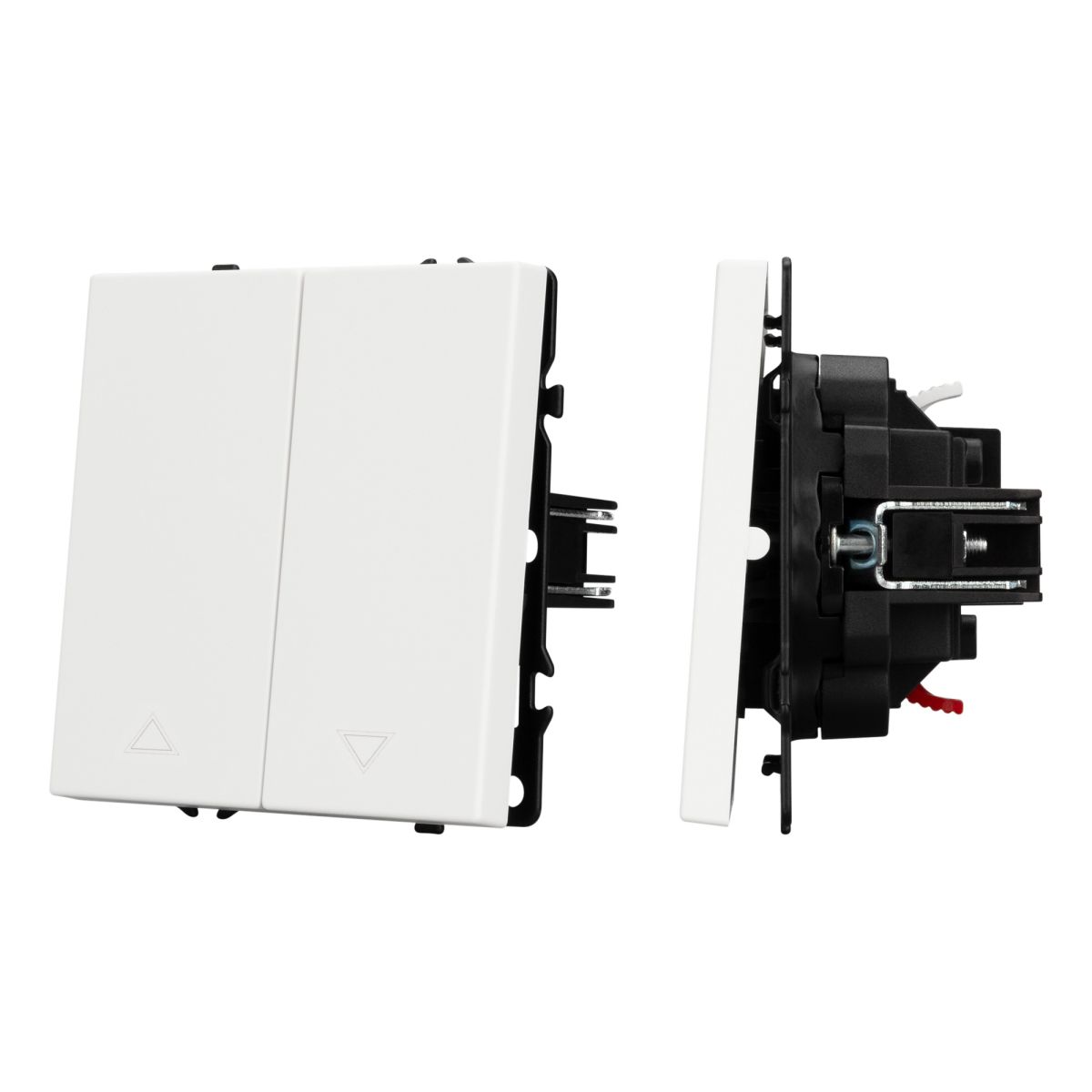 Выключатель управления шторами 2 кл софт-тач белый кварц Arlight SWT-MKR2-SFPL-WH (250V, 10A) 054241