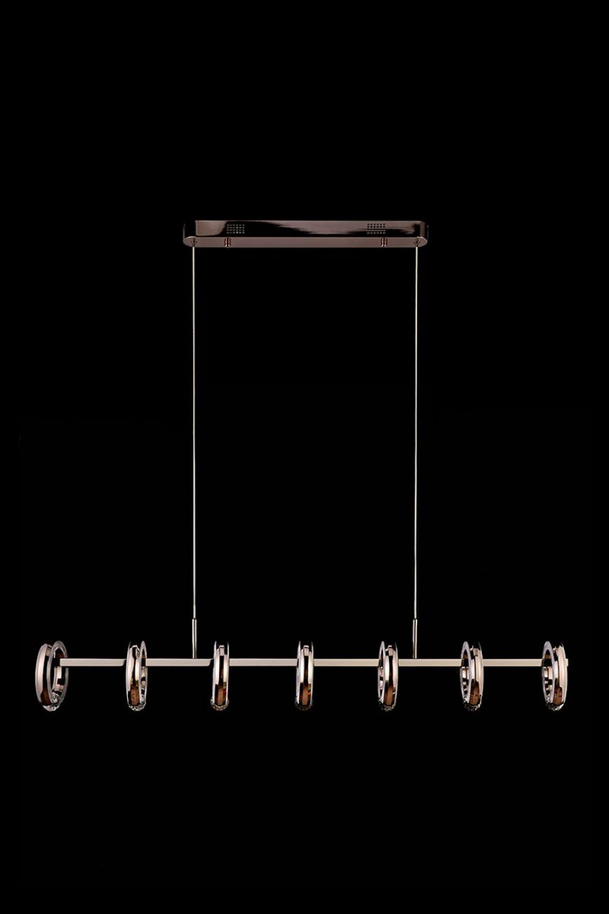 Подвесная люстра Ani LE7710/7L Black Chrome