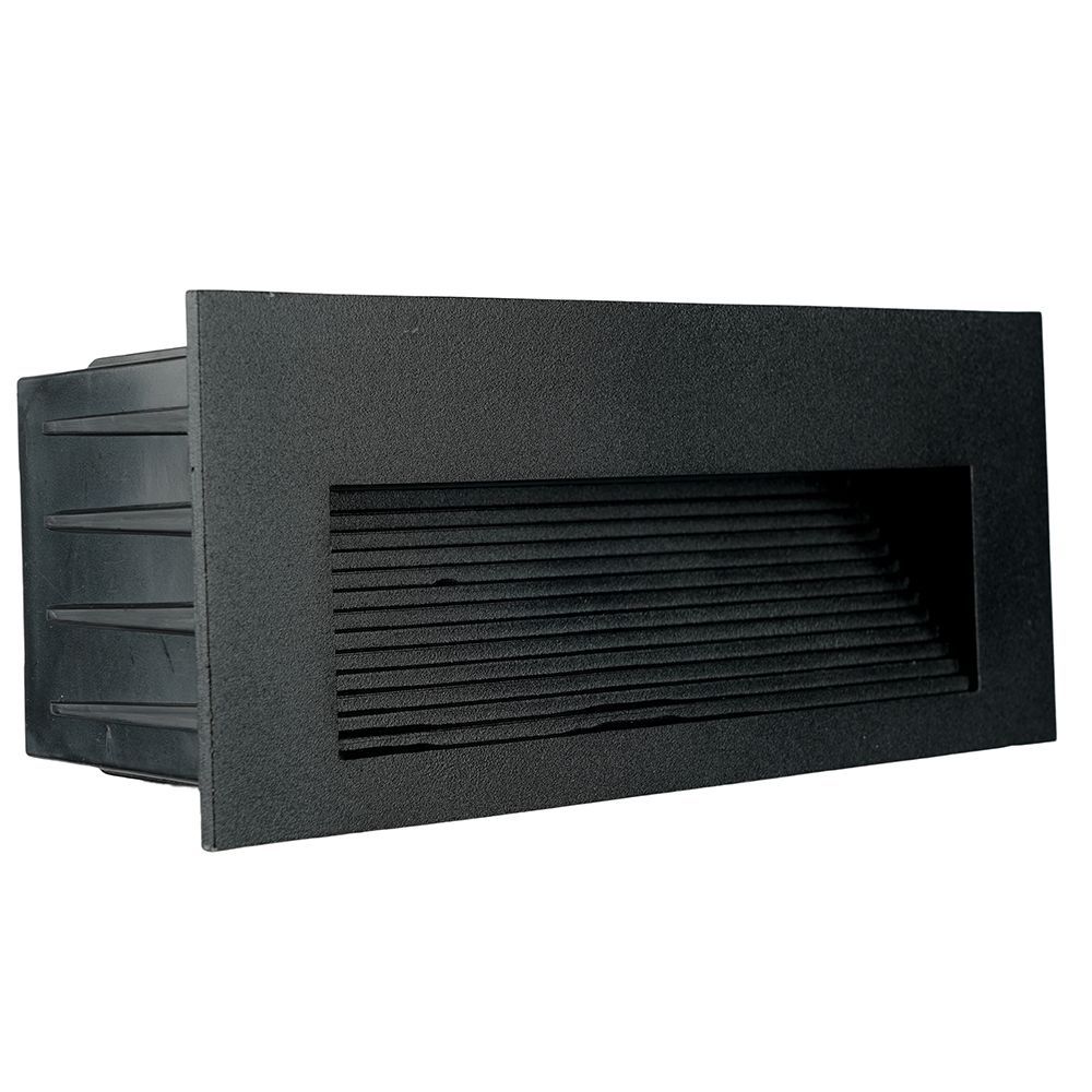 Светодиодный светильник Feron LN012-1 встраиваемый 5W 4000K, IP65, черный