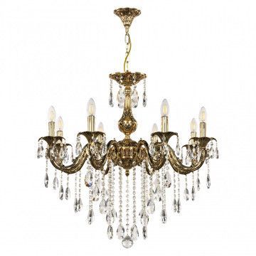 Люстра с хрустальными подвесками AL79101/8/250 B GB Bohemia Ivele Crystal