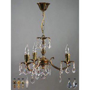 Настольная лампа Ambiente BENISA 2226T/3 PB Tear Drop