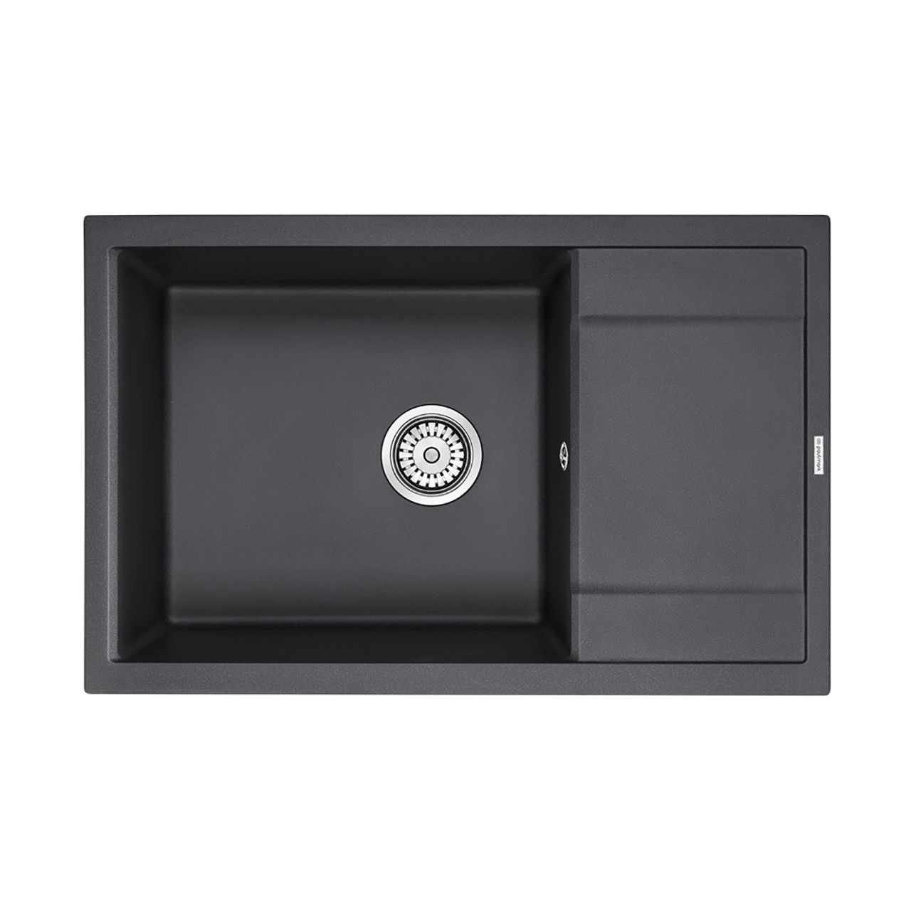 Мойка гранитная VERLASS PM317850-BL, черный, 780х500, Paulmark
