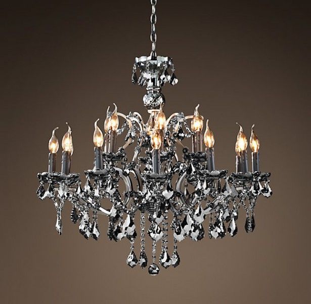 Светильник Loft Industry - 19TH C.Rococo Crystal Round Smoke V4