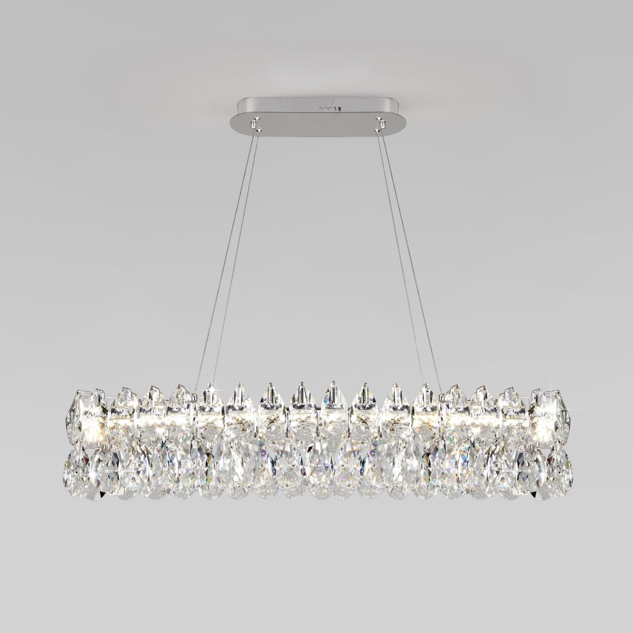 Подвесная светодиодная люстра с хрусталем 90372/1 Strotskis Bogates