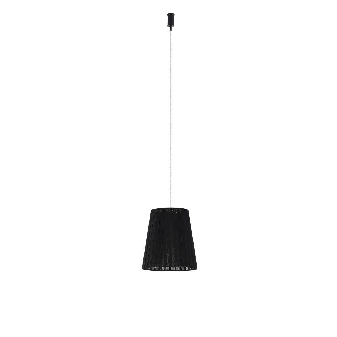Абажур из органзы черный CASCATA Shade support kit DL20751Black Brushed Black