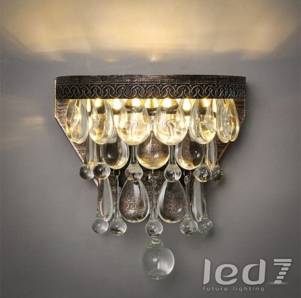 Светильник Loft Industry Clarissa Glass Drop Sconce [odeon 06.19]