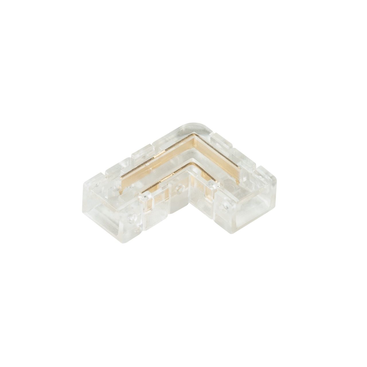 Коннектор угловой Arlight FIX-MONO-5mm-2pin-STS прозрачный 053144