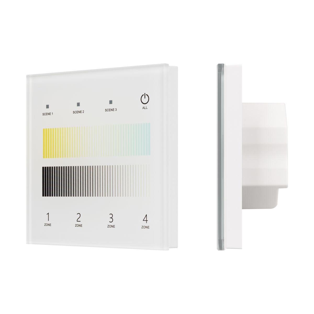 Сенсорная панель Arlight SMART-DALI-301-11-4G-3SC-DT8 Белая (230V, встраиваемая, 2.4G) (IARL, IP20 П