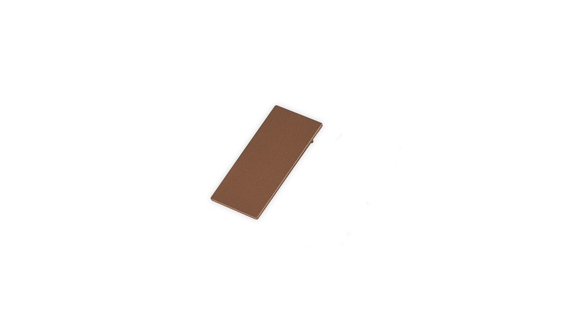 Боковая заглушка для подвесного/накладного шинопровода DLT2000CBronze, бронза Donolux Cap CBronze0