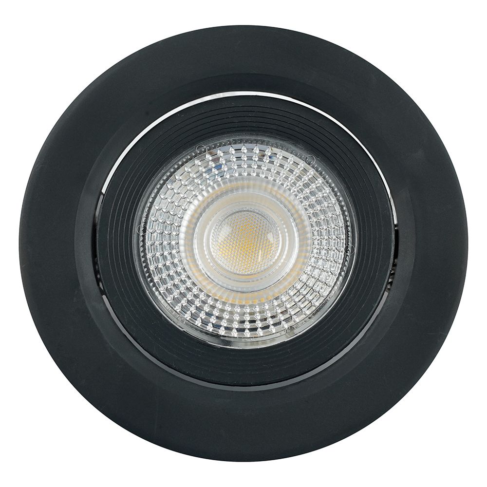 Светодиодный светильник Feron.ONE AL540 встраиваемый 7W 4000K черный "круг"