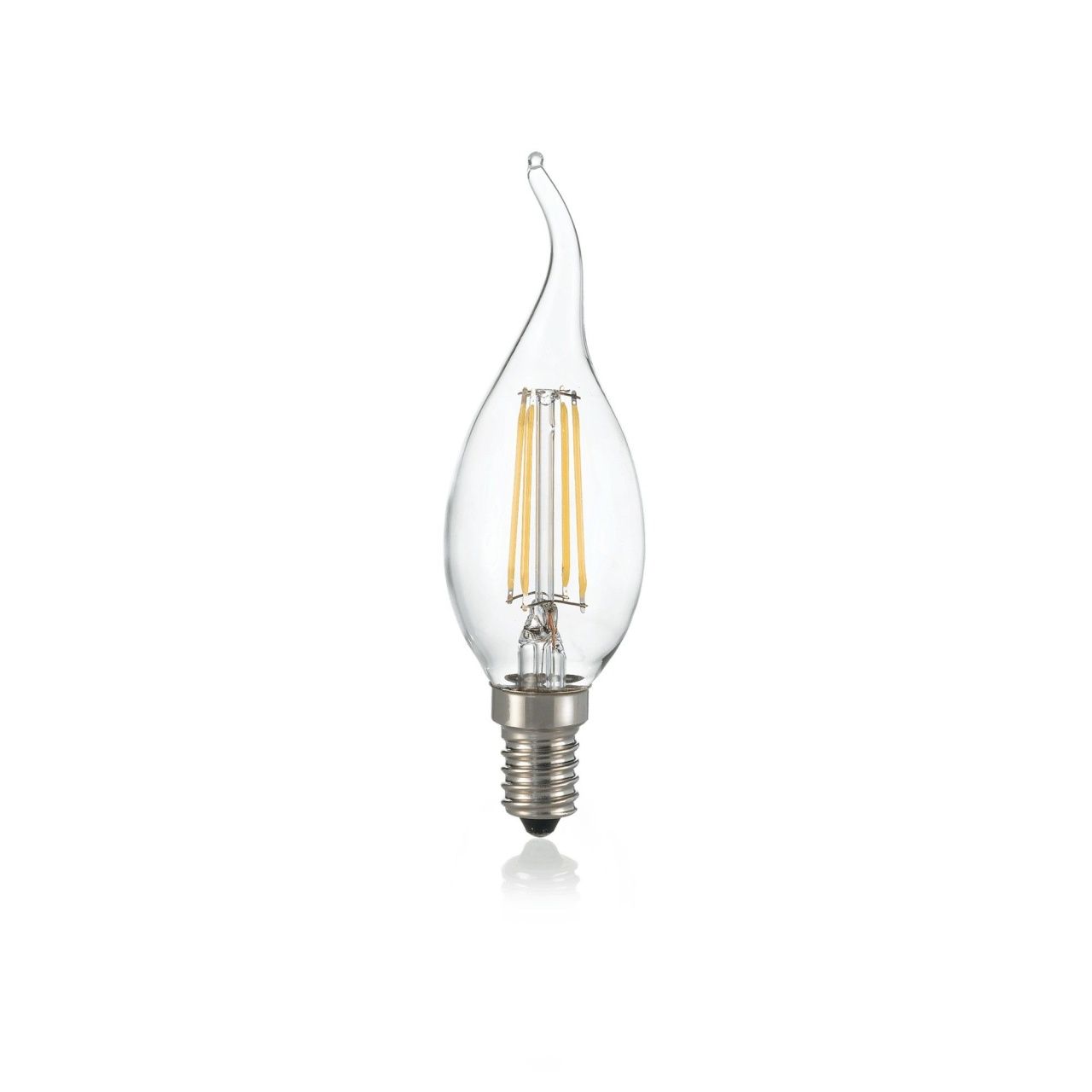 Лампа Ideal Lux E14 04W COLPO VENTO TRASP 4000K 153940