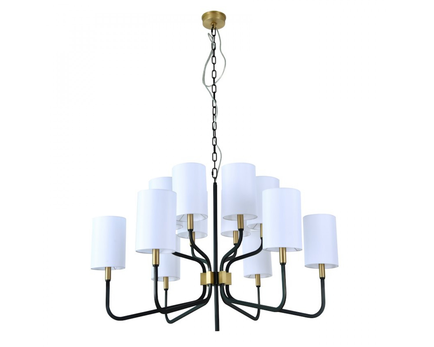 Люстра Newport DARINA 35212/С black+brass