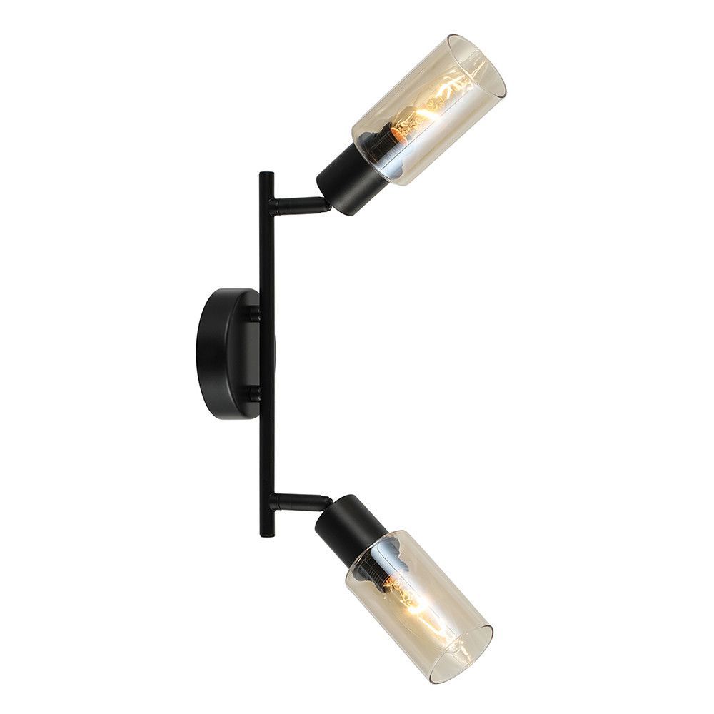 Настенно-потолочный спот Escada 10172/2A E14*40W Black/Amber