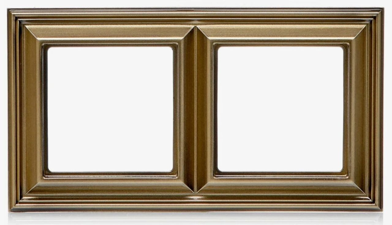 EPD482CH Рамка ECO Profi Deco шампань 2-постовая гор/верт. JaSmart