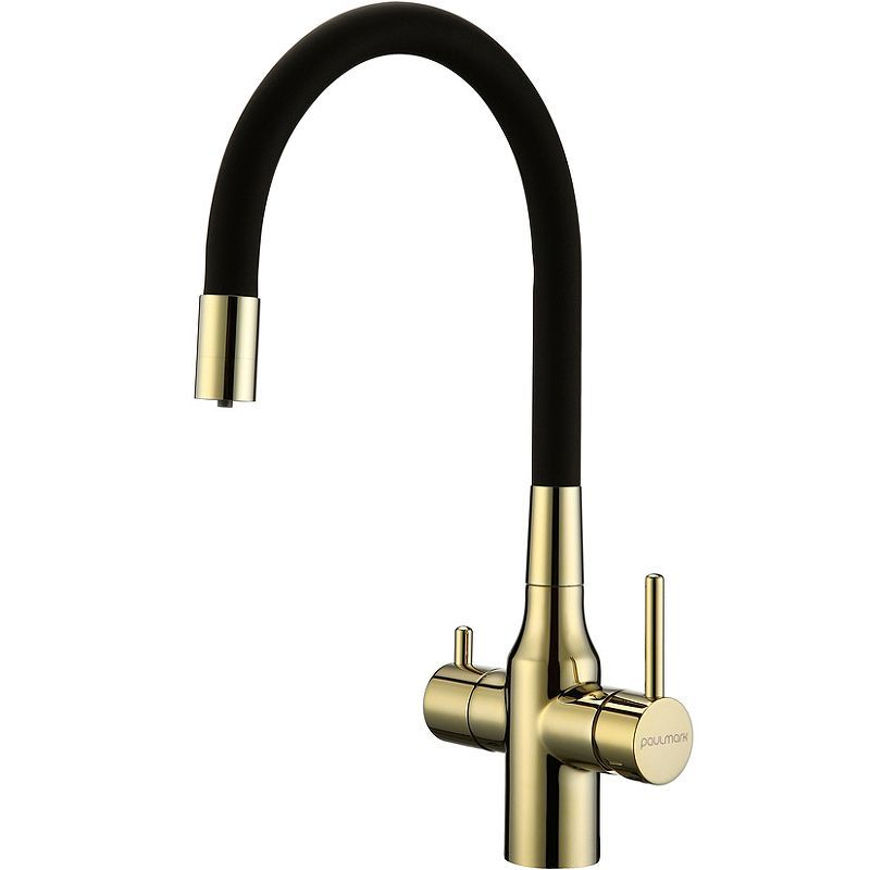 Смеситель для кухни Salix золото, 213419-G, Paulmark
