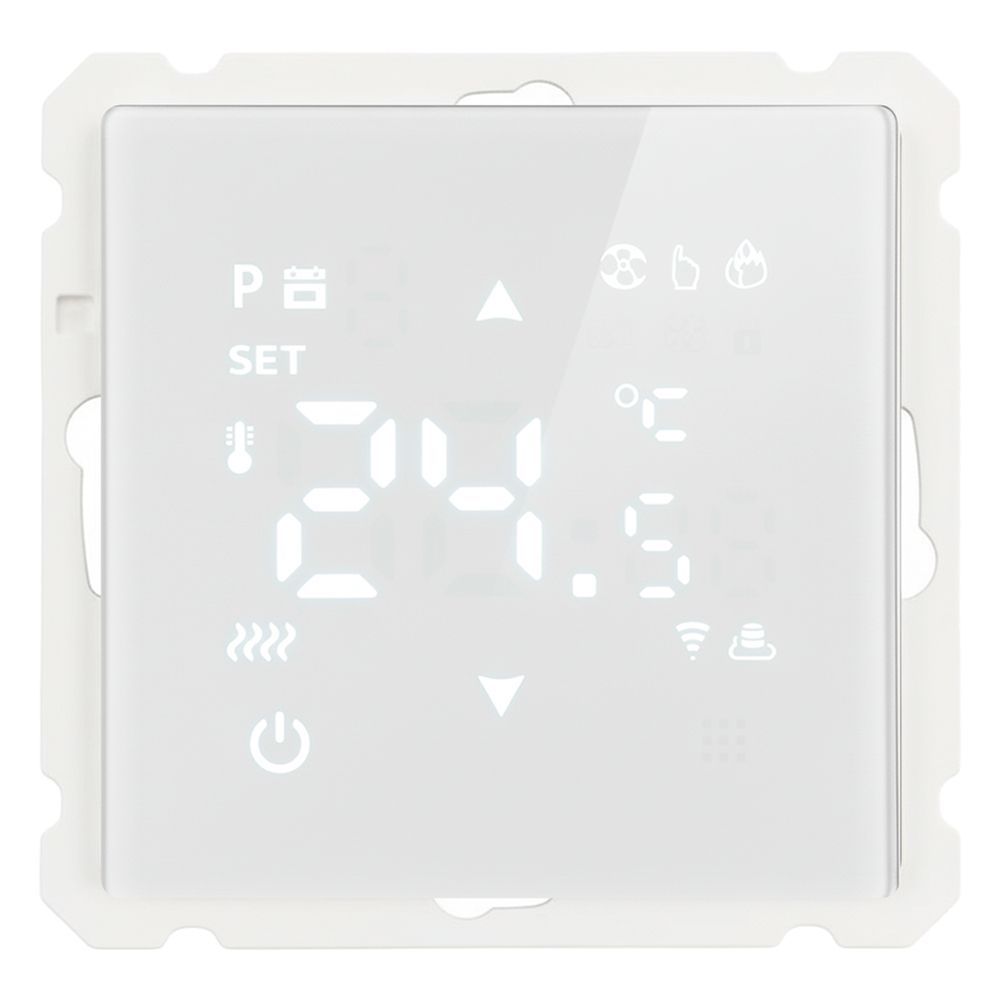 Терморегулятор Wi-Fi (механизм), STEKKER, 250В, 3500Вт, серия Катрин, GLS00-7119-01, белый