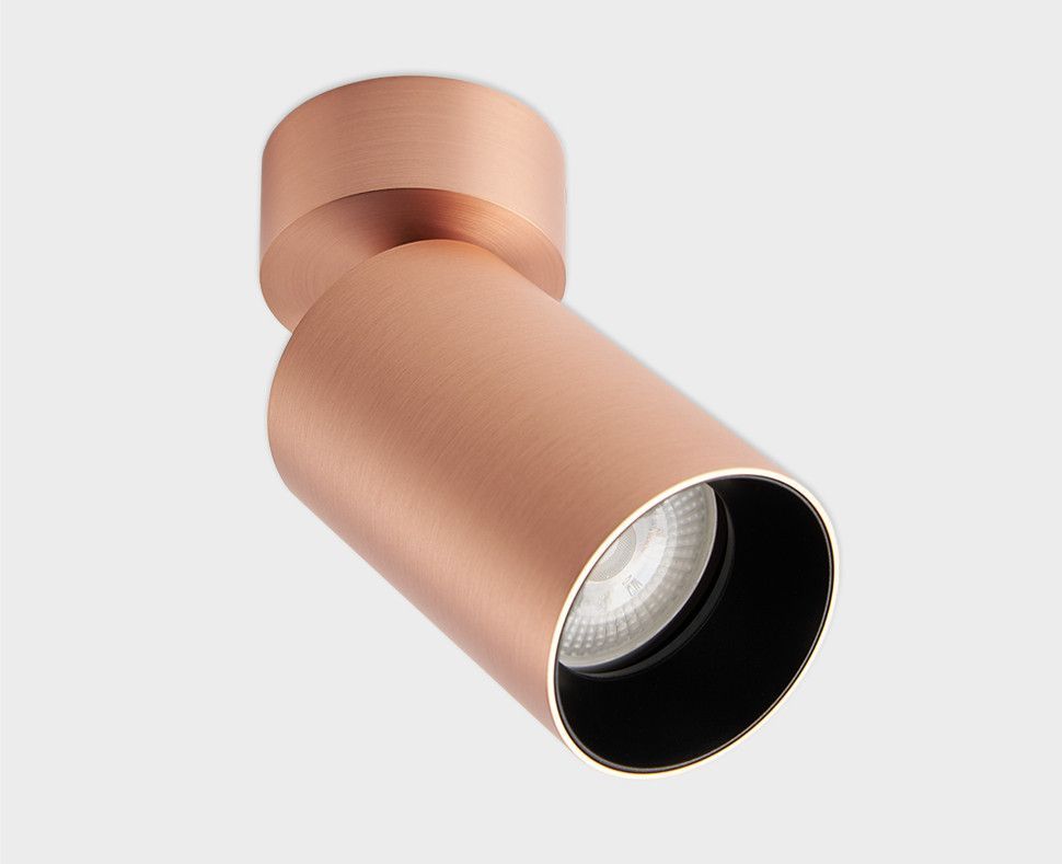 Cветильник потолочный поворотный DANNY rose gold Italline