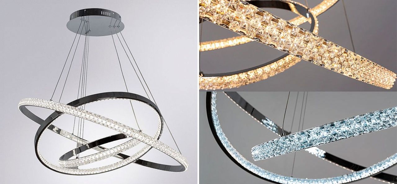 Люстра дизайнерская Silver Rings of Venus 40.5468-2