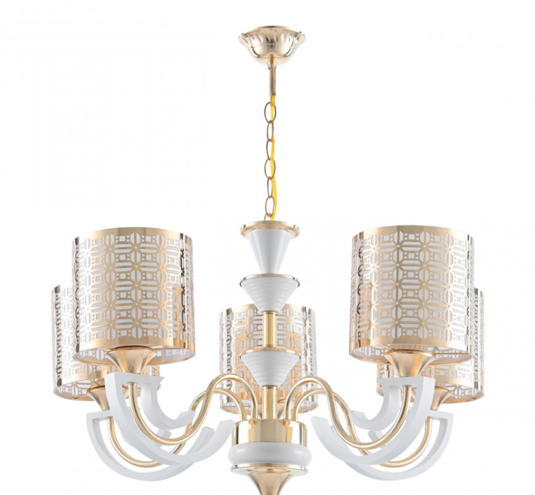 Люстра подвесная с плафонами 308857/5 Wh/Gd Arte Milano