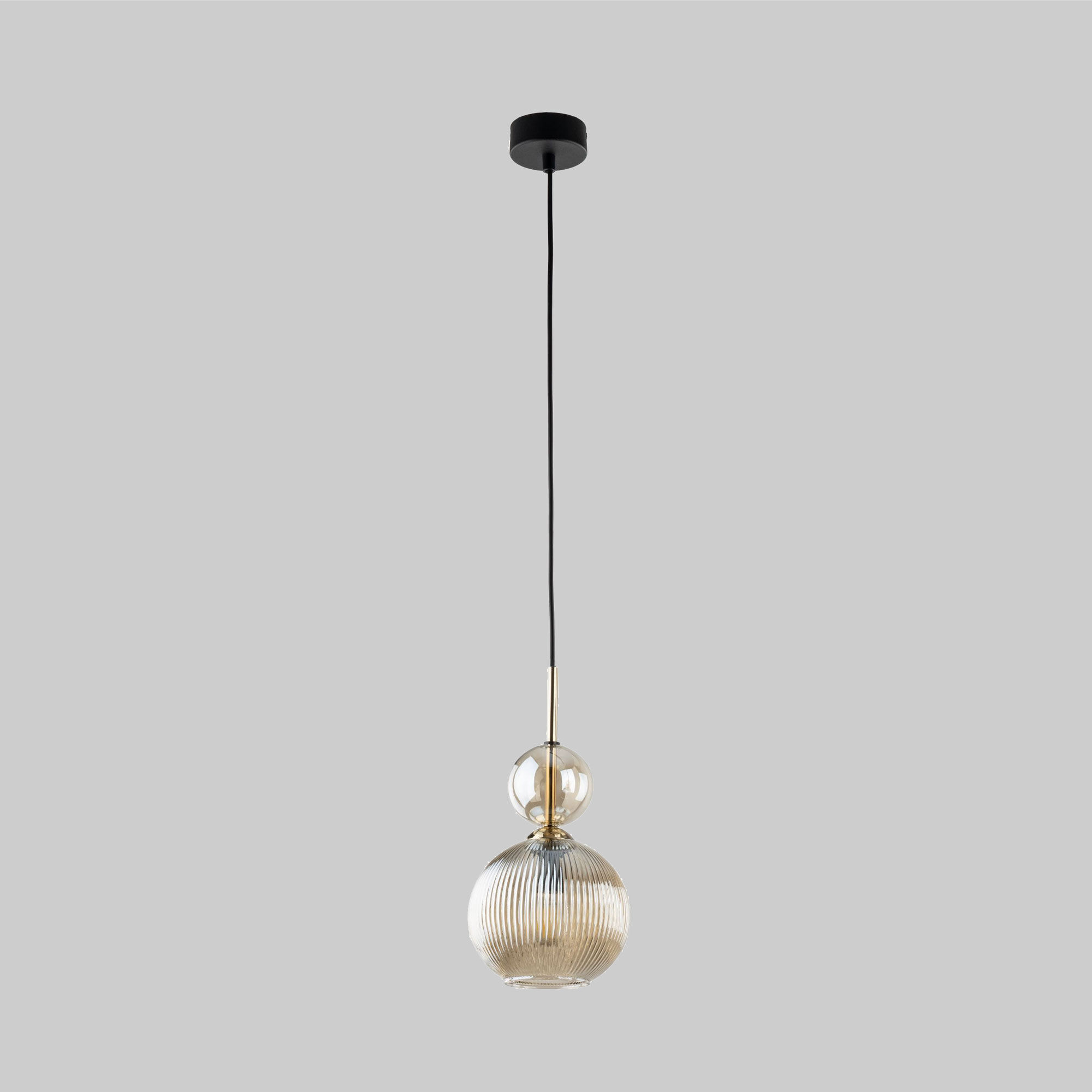 Подвесной светильник с плафонами из фактурного стекла 11040 Sophia Cognac TK Lighting