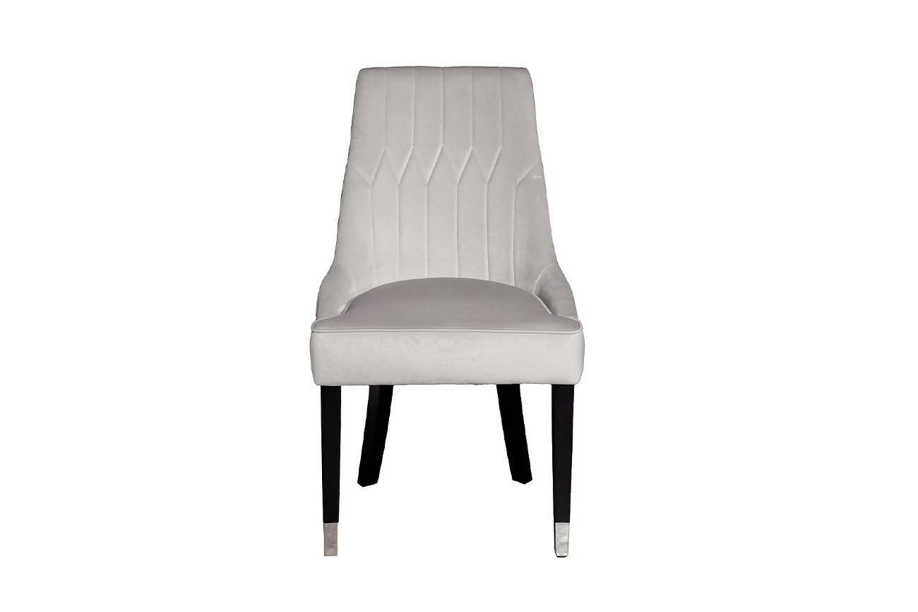 Стул Элегантный(Elegante) велюр св.серый Colt030-SVSER 56*65*101см