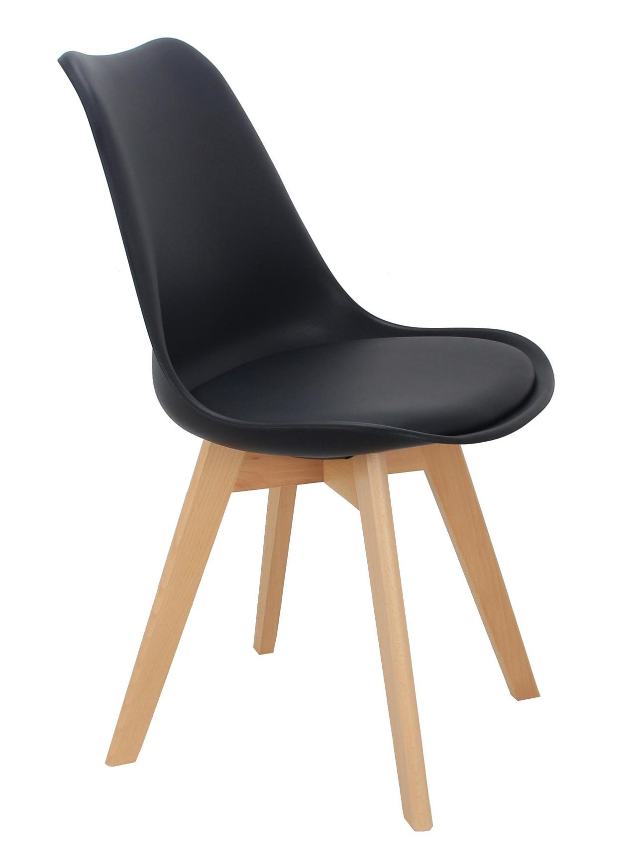 Стул Eames Bon чёрный FR 0024