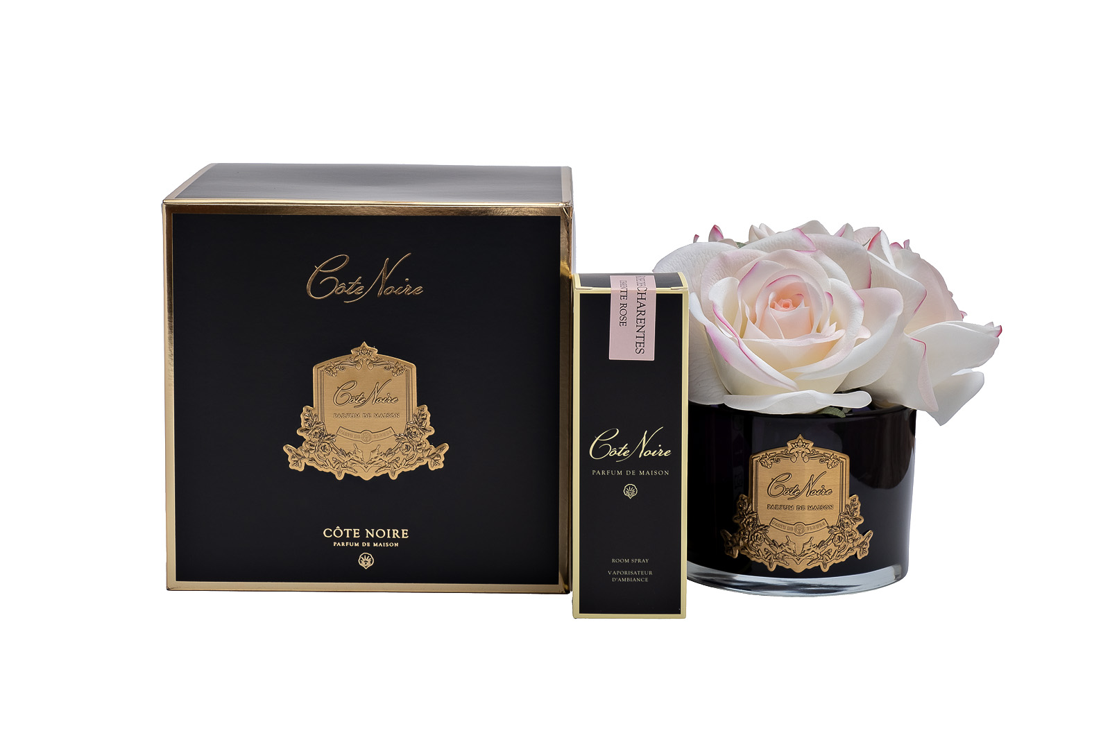 96CN-R60100 Диффузор Пять кремовых роз(Five Rose Ivory White),спрей Ш.Роза (Charente Rose) 10мл,уп.