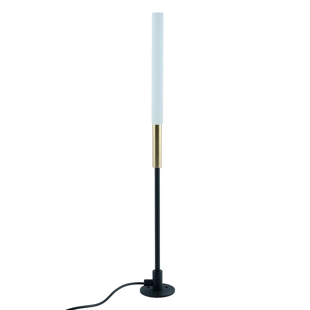 Светильник уличный светодиодный Feron DH2101, 1W, DC24V, низковольтный, 3000K, черный/золотой, 15*15