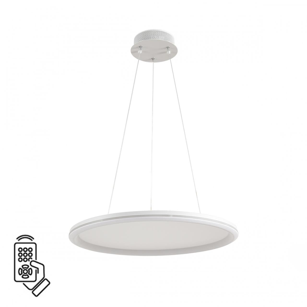 8380/45L LN Умная люстра подвесная с ПДУ и голосовым управлением LED 45W 3000-6500К 220V LEDIO