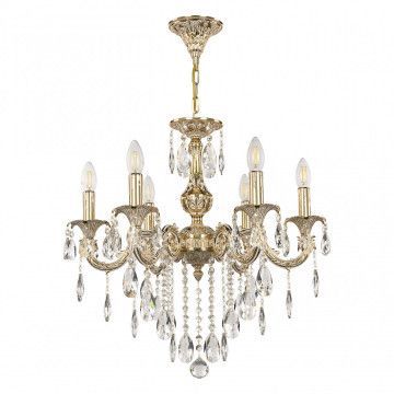 Люстра с хрустальными подвесками AL79101/6/175 B GW Bohemia Ivele Crystal