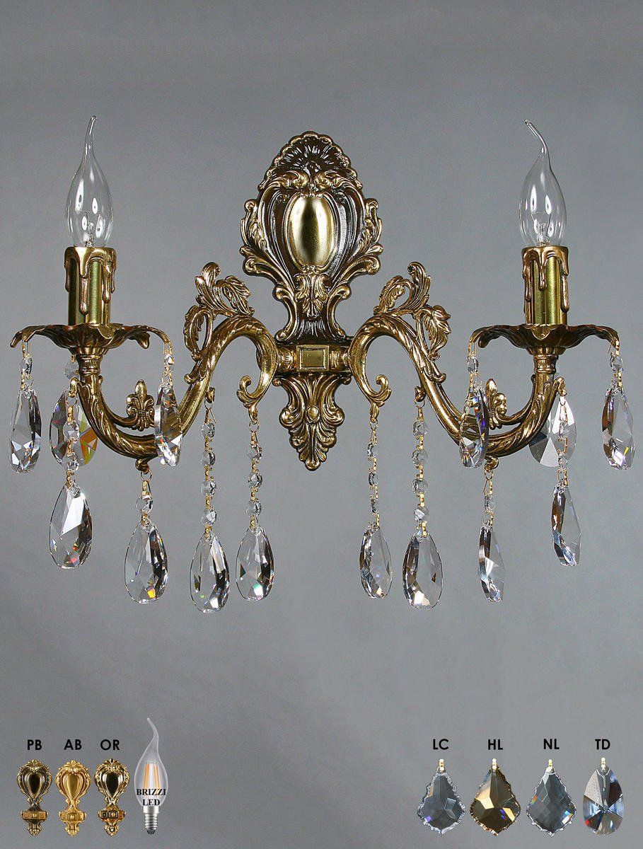 Бра Ambiente 2118/2 PB Honey Leaf