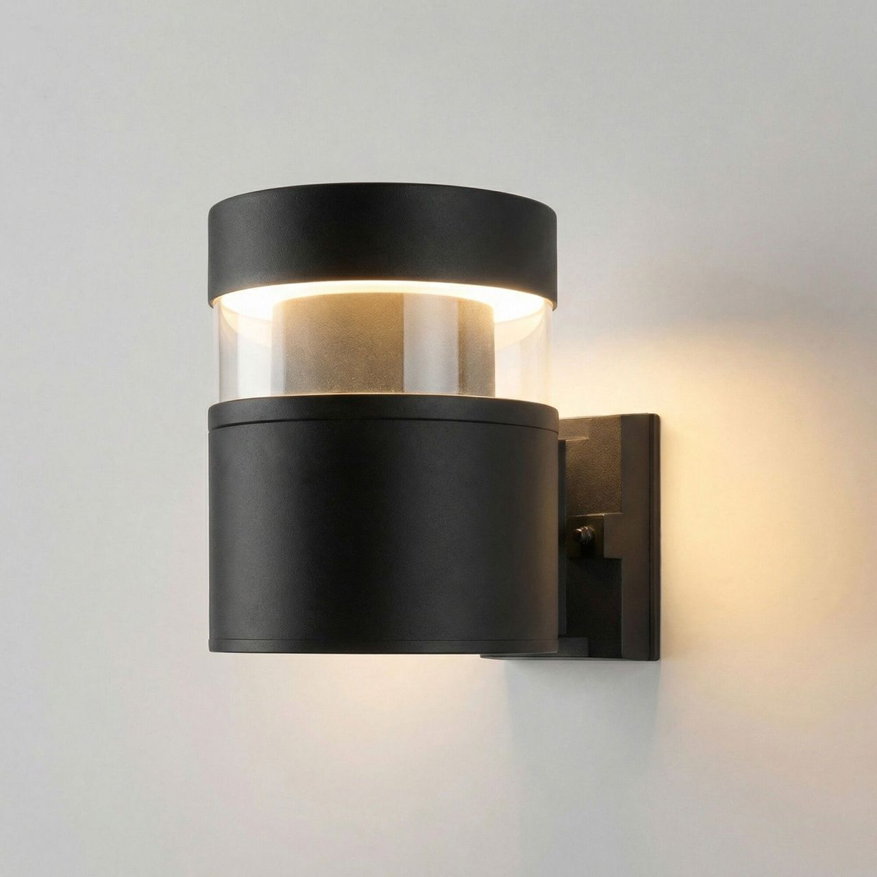 Уличный настенный светильник 1530 TECHNO LED 3000K чёрный Elektrostandard