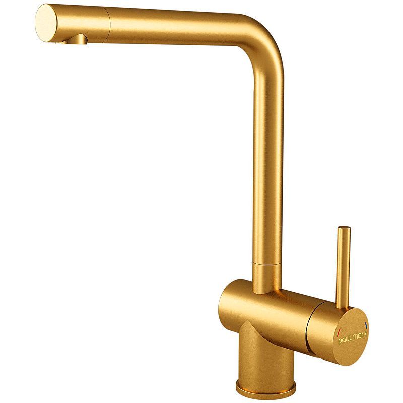 Смеситель для кухни Spring, брашированное золото, Sp212067-BG, Paulmark