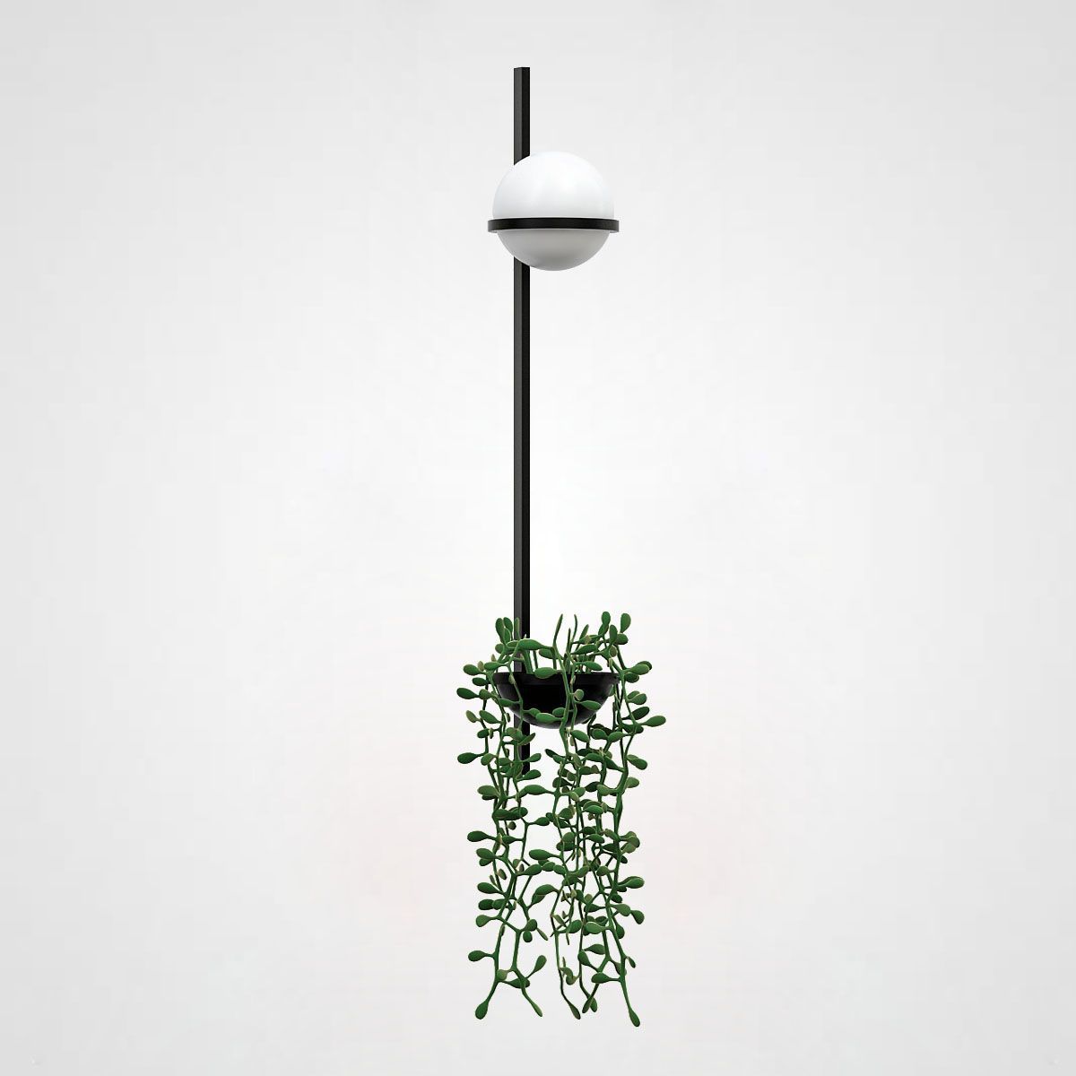 Бра Palma Wall Lamp 1 Шар + 1 Вазон Вертикальная 168496-22 22.93726