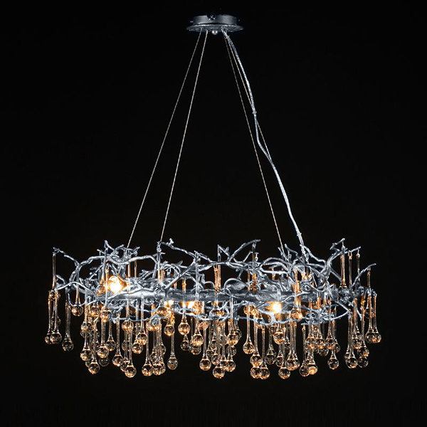 Люстра Bijout Chandelier Silver Oval Great Light LS60473