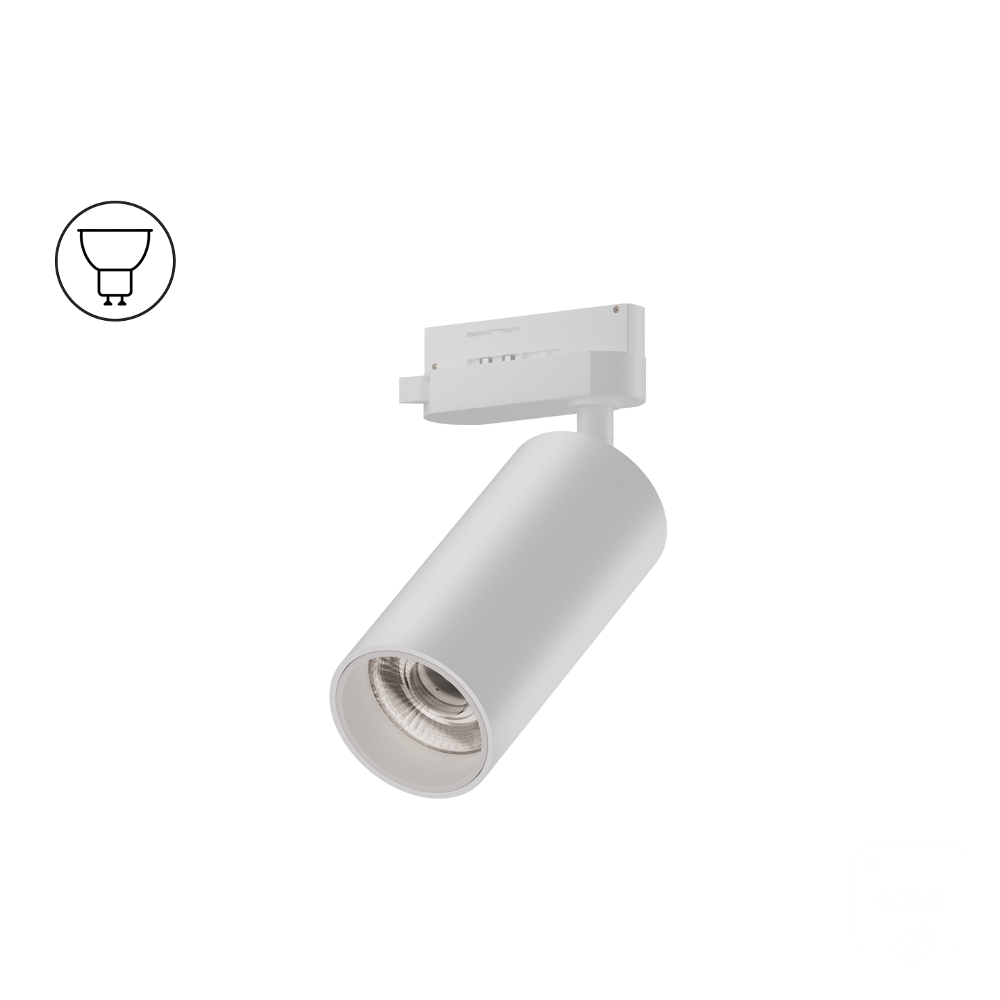 Трековый светильник Trunk TR2 (RAL9003/D55 — GU10)