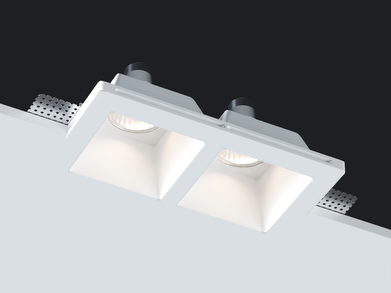 Светильник встраиваемый гипсовый Donolux Elementare DL270SQ2W