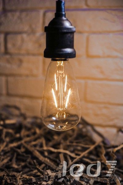 Светодиодная ретро-лампа LED7 Future Lighting Loft Industry Retro LED Oval ST64 2W
