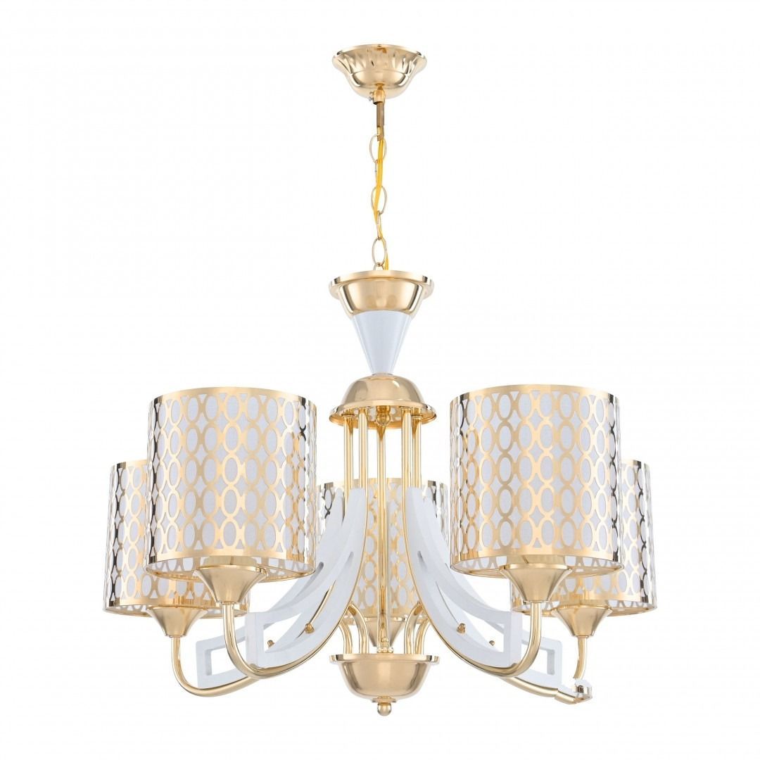 Люстра подвесная с плафонами 303387/5 Wh/Gd Arte Milano