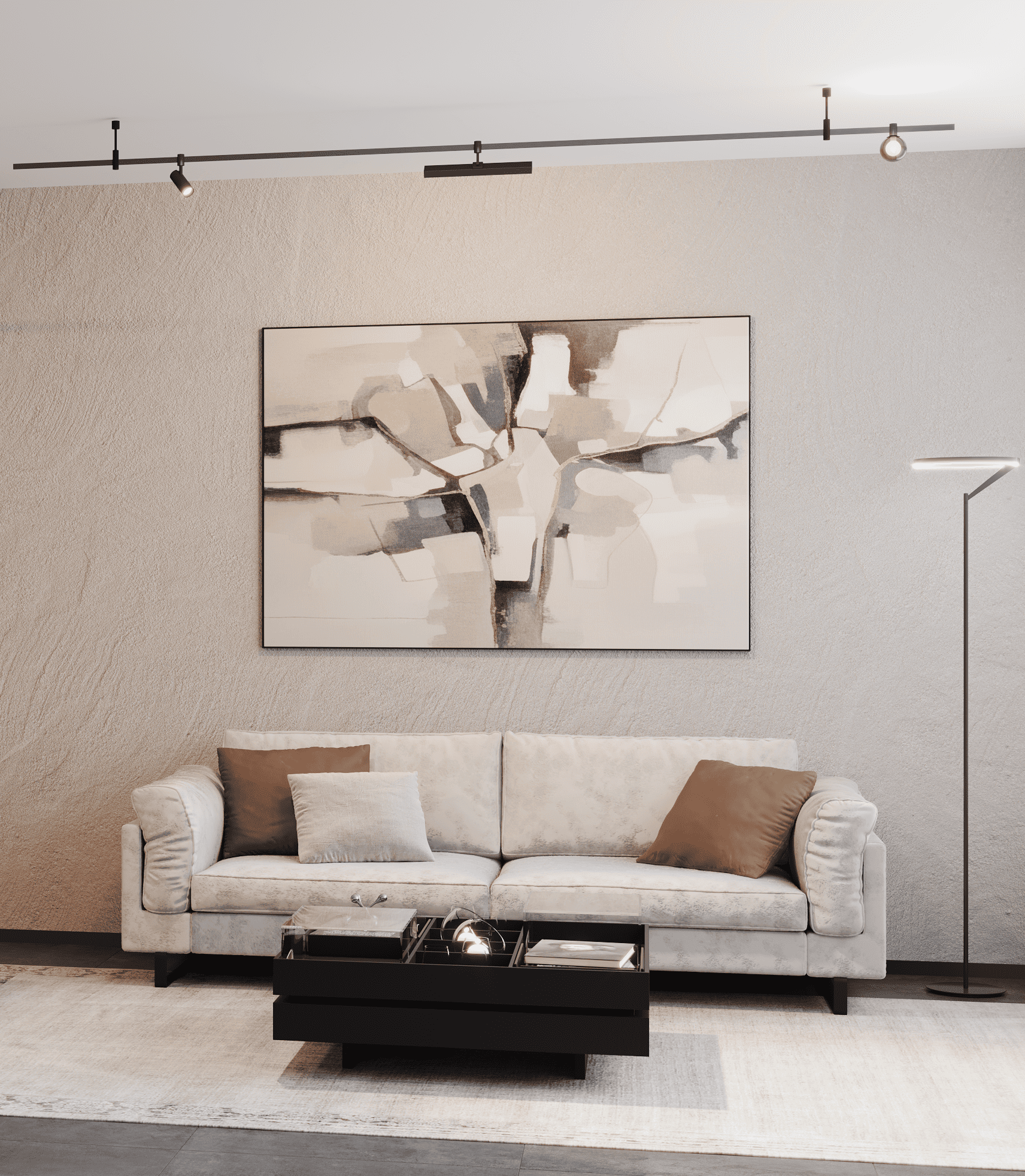 Шинопровод магнитный Crystal Lux CLT 0.117 01 L2000 BL