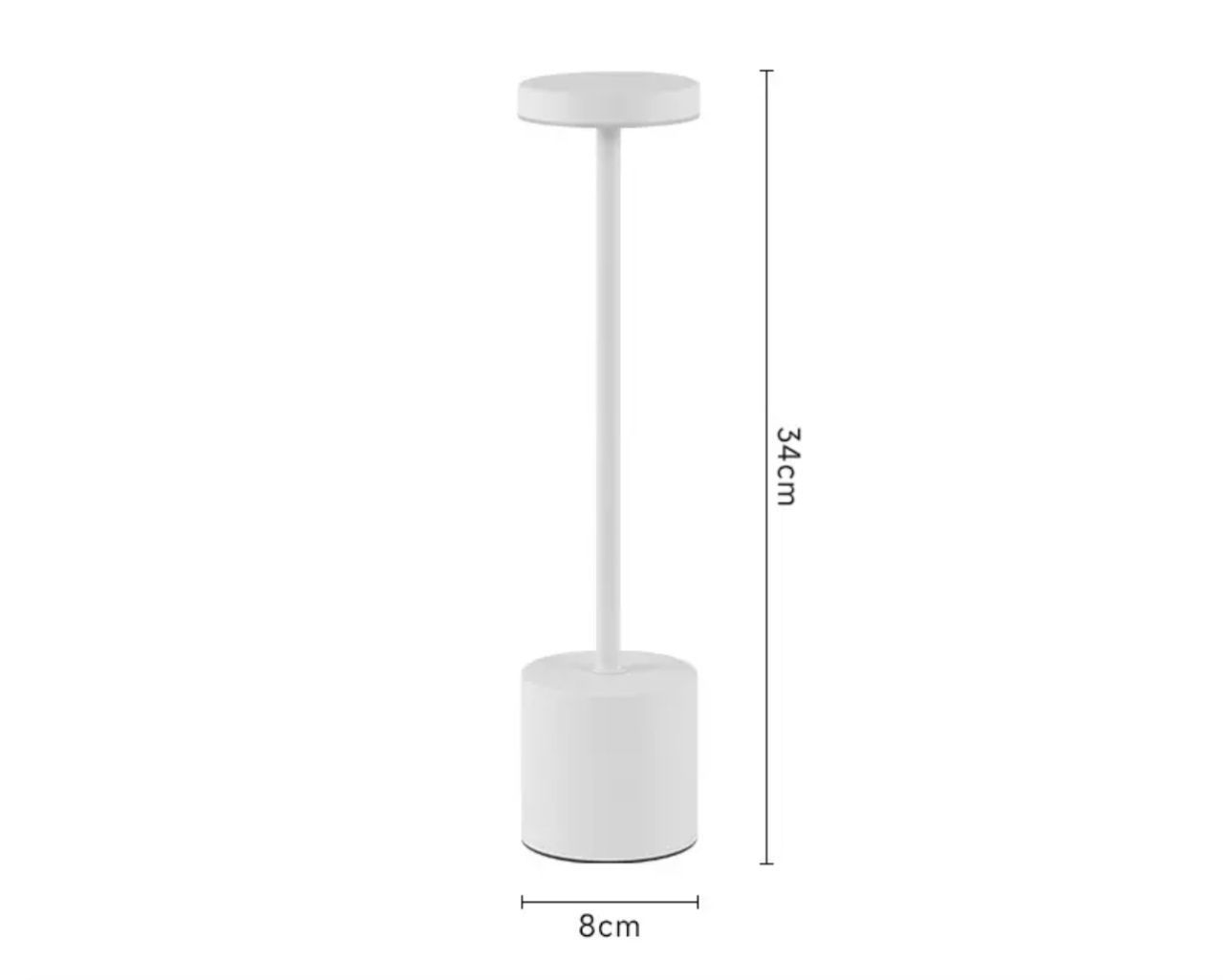 Автономная настольная лампа Амазон Хоум Lounge Light White AMG007639